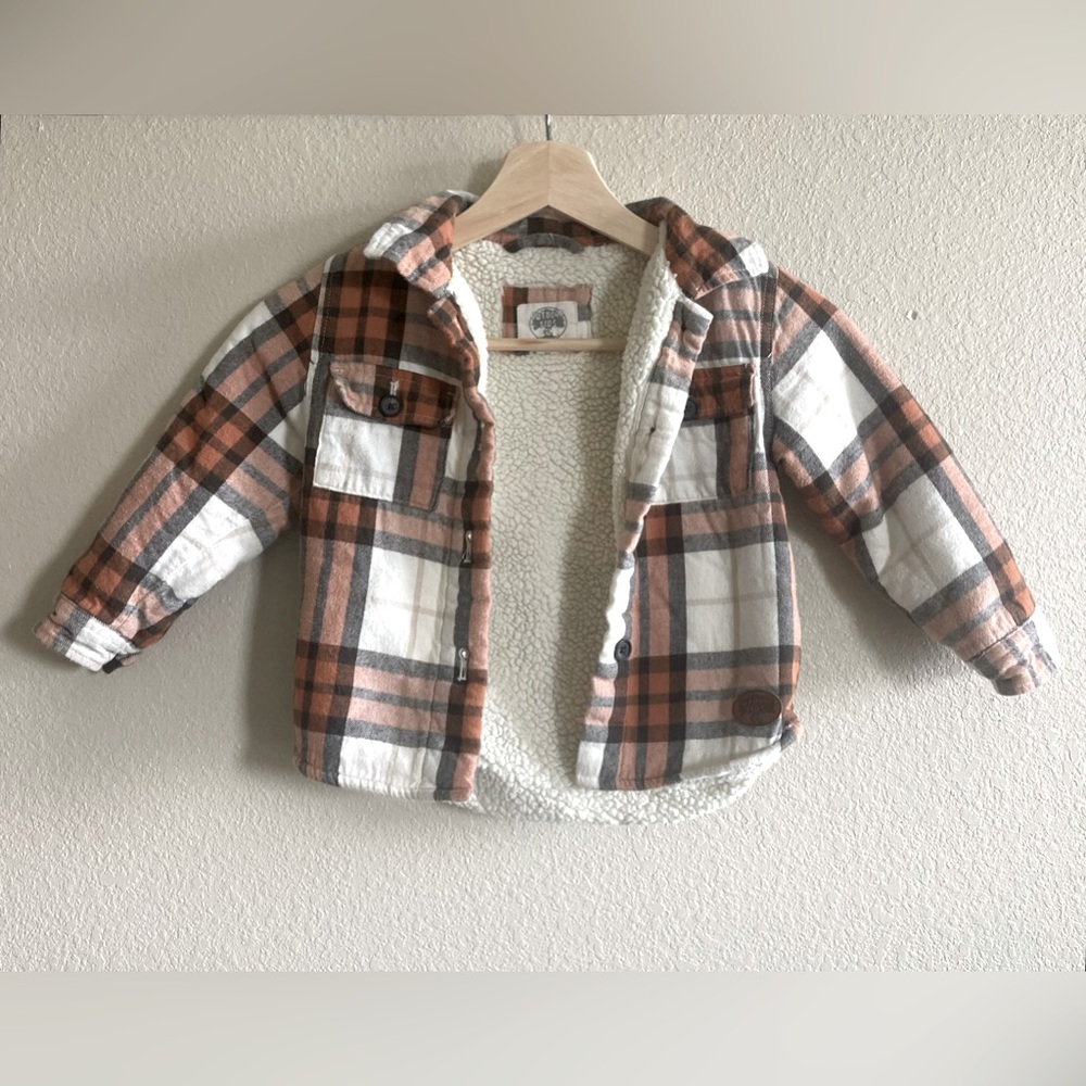Outdoor Kids (Bass Pro Shop) Plaid Fleece Jacket